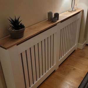 100% Solid Oak-top Radiator Covers - Etsy UK