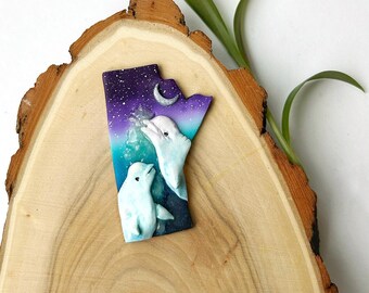 Manitoba Violet Sky Belugas Magnet