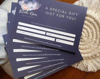 Bloom Moon Designs Gift Certificate