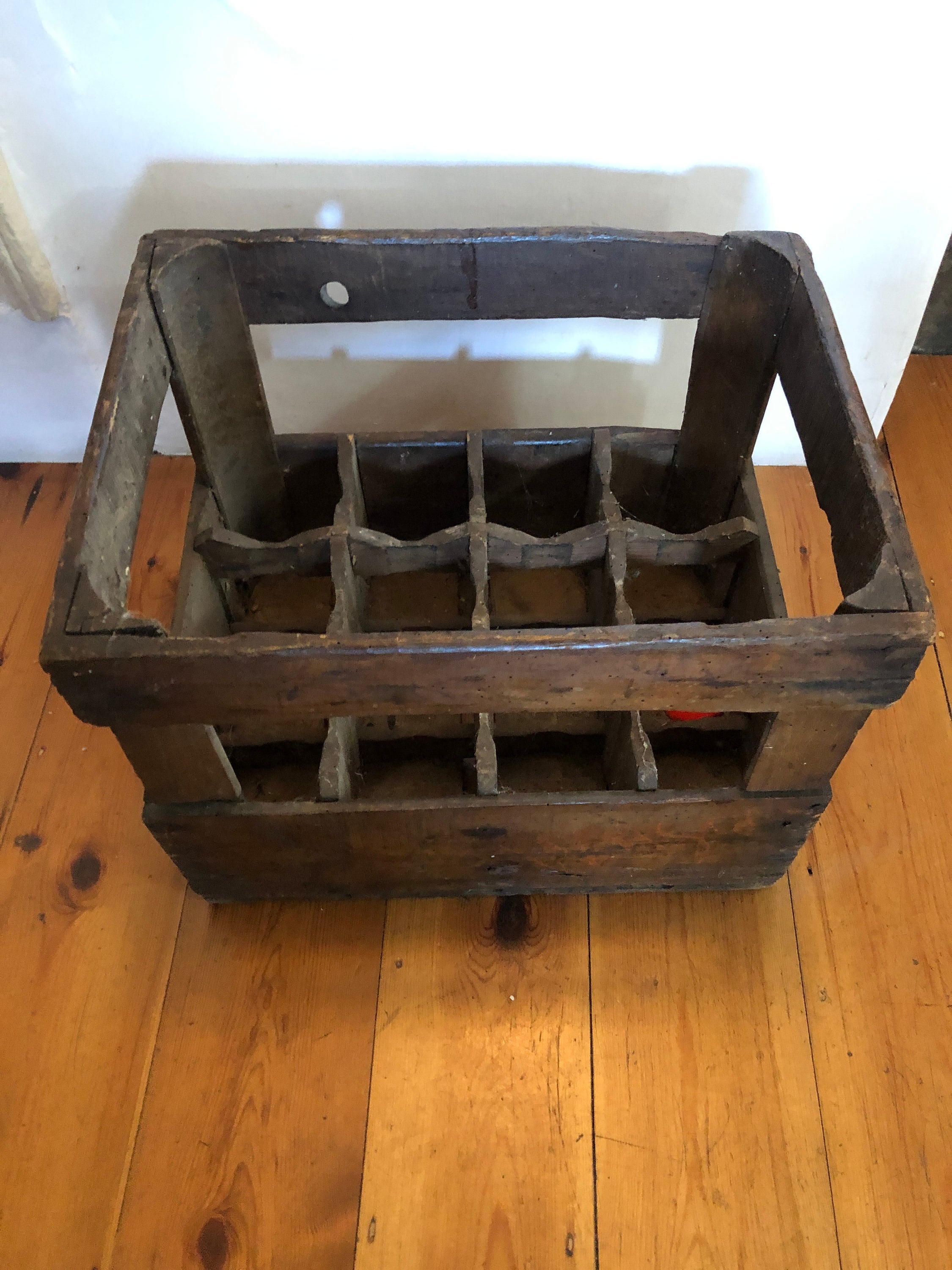 Vintage / Antique Wooden Bottle Crate Etsy