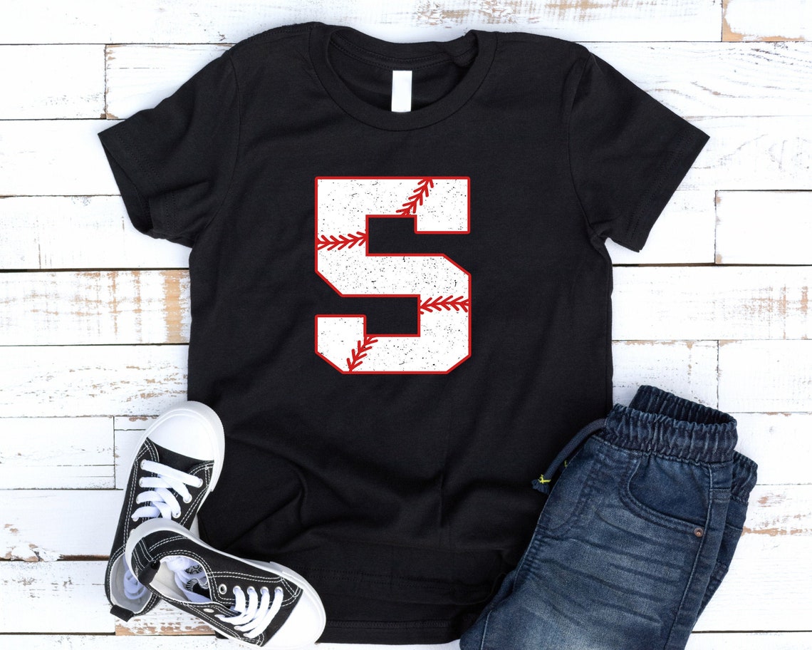Baseball Number Shirt Custom Baseball Tshirt School Sprit T - Etsy UK