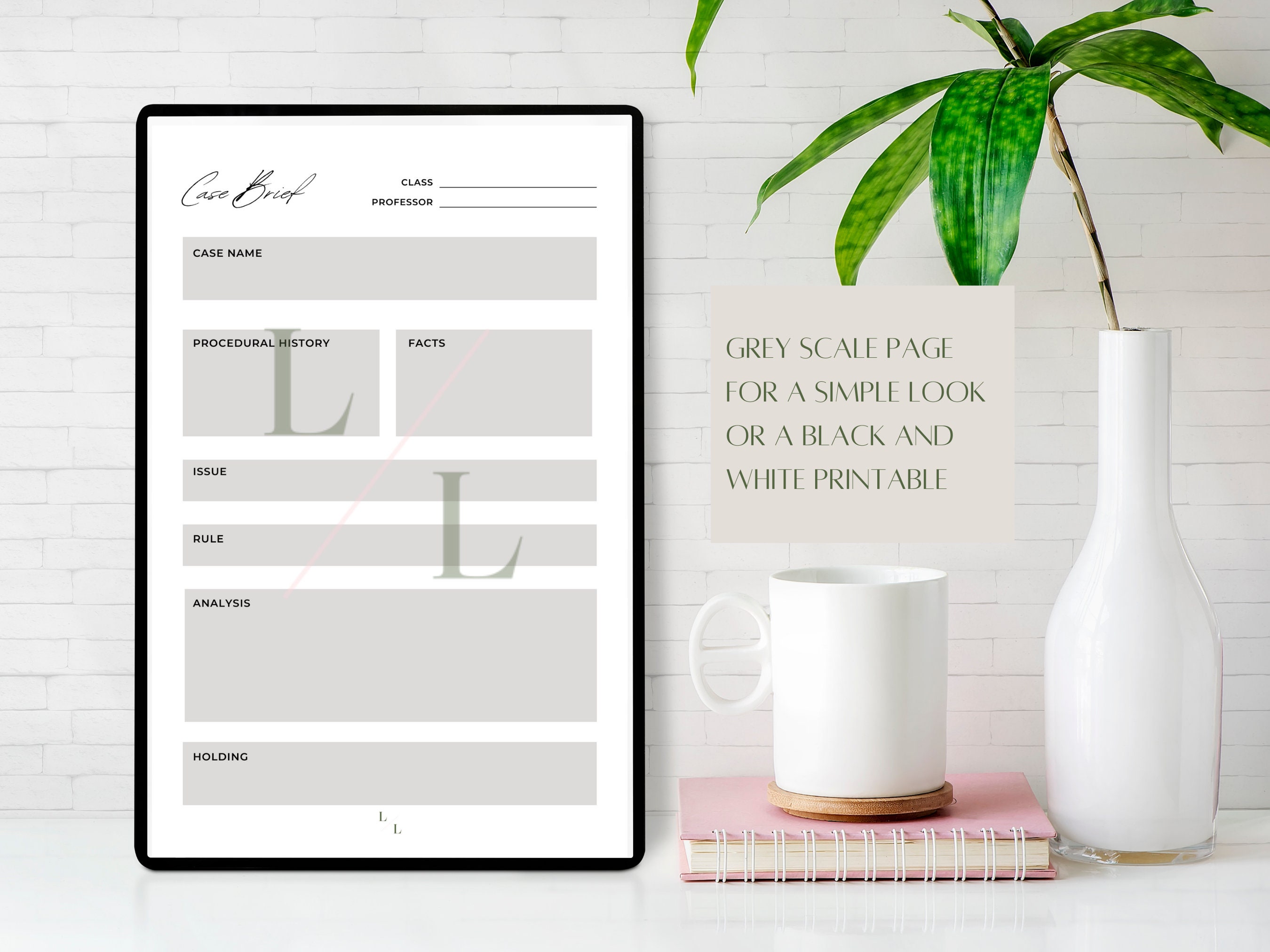 Law School Templates Law School Planner Digital and Printable Etsy