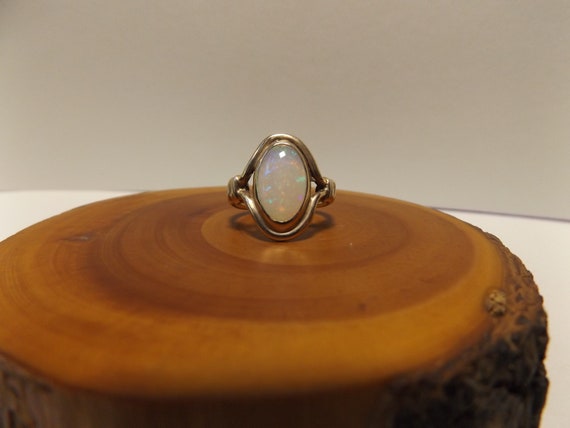 Classy Natural Opal Ring - image 1