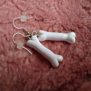 A Couple of Bones- Handmade Polymer Clay Charm Earrings
