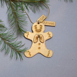 Lung ornament Respiratory Lungs gift organ ornament Respiratory therapy RT gift Medical ornament Lung ornament Lung gift decor Med Power
