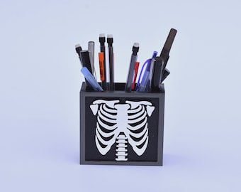 X-ray Pen holder, Radiology Xray Tech, Radiologic Technologist, Rad Tech, Medical pen holder, Bone decor, radiology gift, rad tech decor