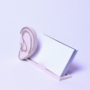 Ear business card holder, Audiologist business card holder, Audiology, Audiologist gift, Medical earrings, Medical business card holder,