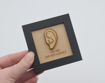 Ear Mini frame gift, Ear decor, Audiologist gift, Audiology, Audiologist decor, Medical valentine, Doctor Valentine, Ear Valentine gift