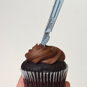 Scalpel Cupcake Toppers, Medical Graduation Party, Doctor Gift image 8