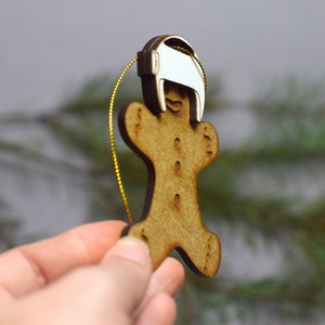 Cranial helmet ornament gingerbread baby helmet ornament cranial helmet gift baby helmet gift plagiocephaly brachycephaly helmet therapy image 6