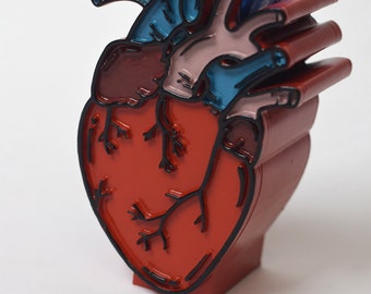 Set 48 Bolígrafos Giratorios Corazón UKCOCO - Tinta Negra Rosa Rojo Púrpura Regalo