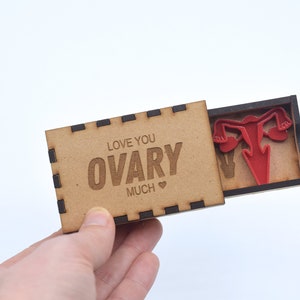 Ovary gift box, Ovary magnet, Ovary valentine, Uterus gift, Ovary Gift,  obstetrics, Obstetrics gift, Obstetrics valentine doulas, Med Power