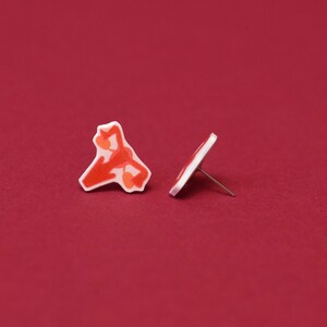 Uterus Stud earrings, Ovary earrings, Female reproductive system, obstetrics, medical professionals, birth, doulas, OB gift, OB earrings