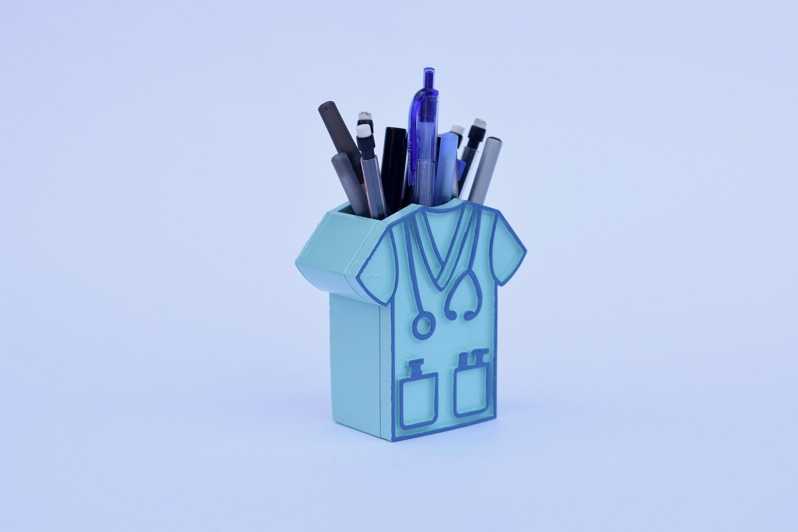 Scrub pen holder Scrub top Nurse decor doctor Decor Etsy