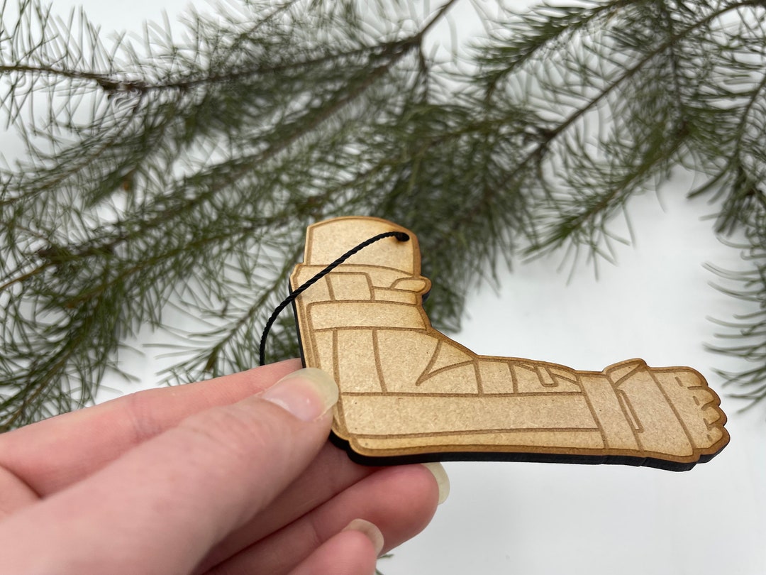 Full Arm Cast Ornament 2, Broken Arm Ornament, Broken Arm Gift, Cast