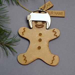 Cranial helmet ornament gingerbread baby helmet ornament cranial helmet gift baby helmet gift plagiocephaly brachycephaly helmet therapy image 5