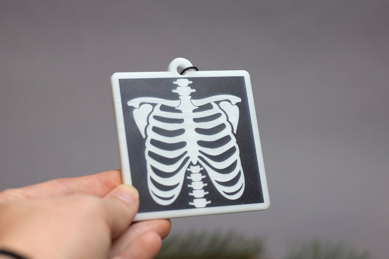 X-ray ornament Radiology Xray Tech Radiologic Technologist Rad Tech Medical Christmas ornament Radiology ornament Rad tech gift bones image 7