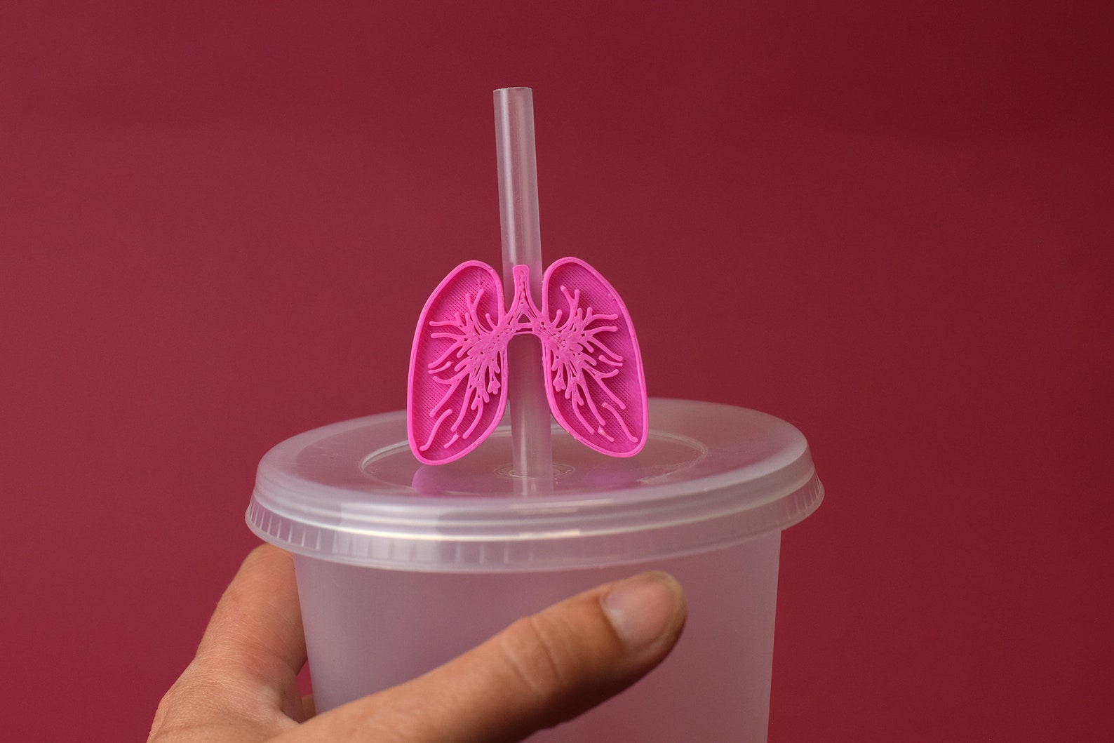 Lung Straw Topper Respiratory Lungs Gift Organ Straw Etsy