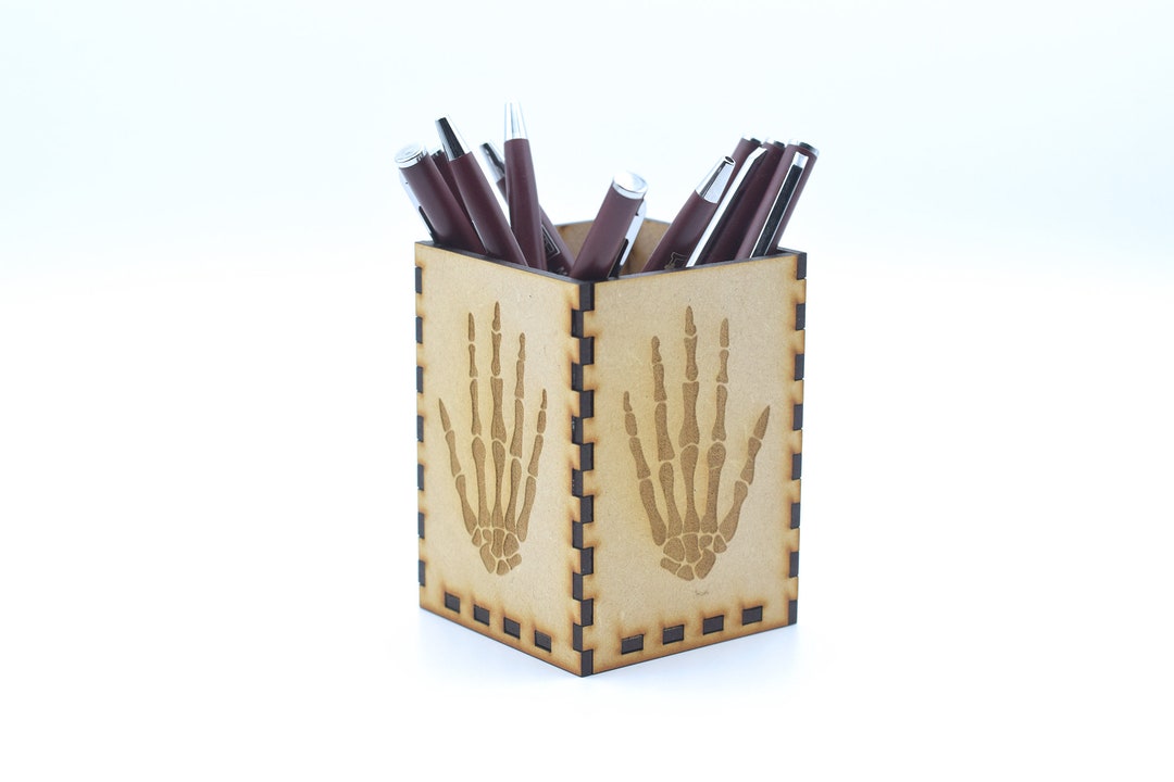 Hand Bone Pen Holder, Hand Pen Holder, Bone Decor, Bone Doctor, Xray