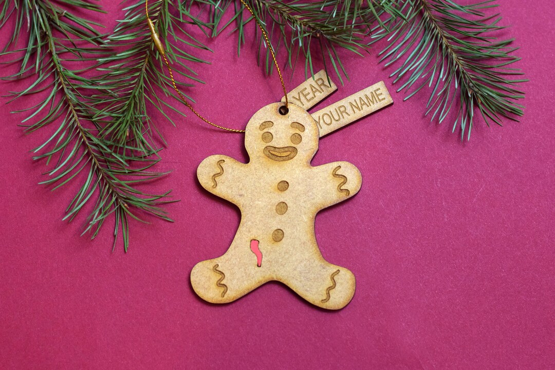 Appendix Gingerbread Man Christmas Ornament Organ Ornament Appendix