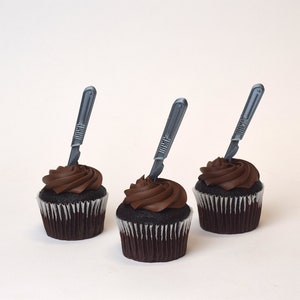 Scalpel Cupcake Toppers, Medical Graduation Party, Doctor Gift image 6