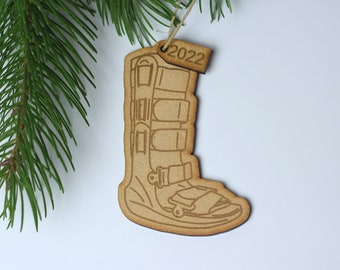 Walking boot Ornament, Broken leg ornament, Broken leg gift, walking cast, walking boot, Cast gift, broken leg gift, leg ornament, leg gift