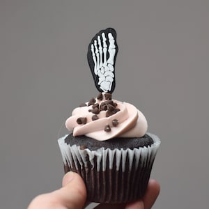 Foot Cupcake toppers L, Podiatrist,  Foot Bones, Podiatry, Doctor Of Podiatry Gift, Medical pen holder, Anatomy, Podiatry party, Foot gift