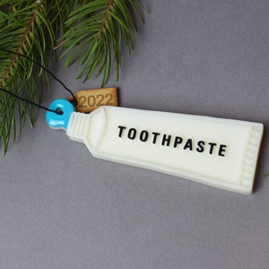 Zahnpasta Ornament, Ornament Weihnachtsschmuck, Zahnarzt Ornament, Zahn Dekor, Dentist Dekor, Zahnarzt Geschenk, Zahn, Mundhygieniker Med Power