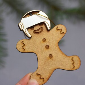 Cranial helmet ornament gingerbread baby helmet ornament cranial helmet gift baby helmet gift plagiocephaly brachycephaly helmet therapy image 7