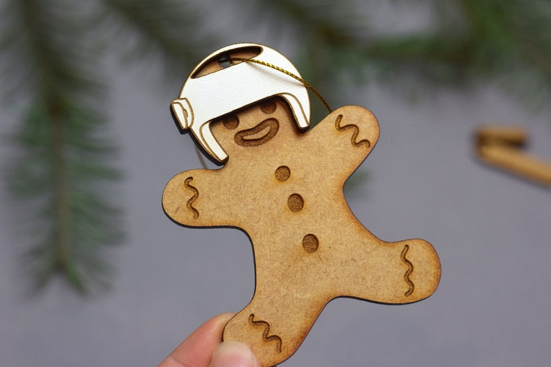Cranial helmet ornament gingerbread baby helmet ornament cranial helmet gift baby helmet gift plagiocephaly brachycephaly helmet therapy image 7