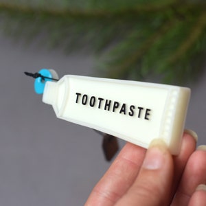 Toothpaste Ornament, Dental Christmas Ornament, Dentist Ornament, Tooth ...