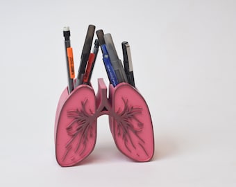 Lung pen holder, Respiratory, Lungs gift, organ pen holder, Respiratory therapy, Doctor, Medical, RT gift, Medical pen holder,
