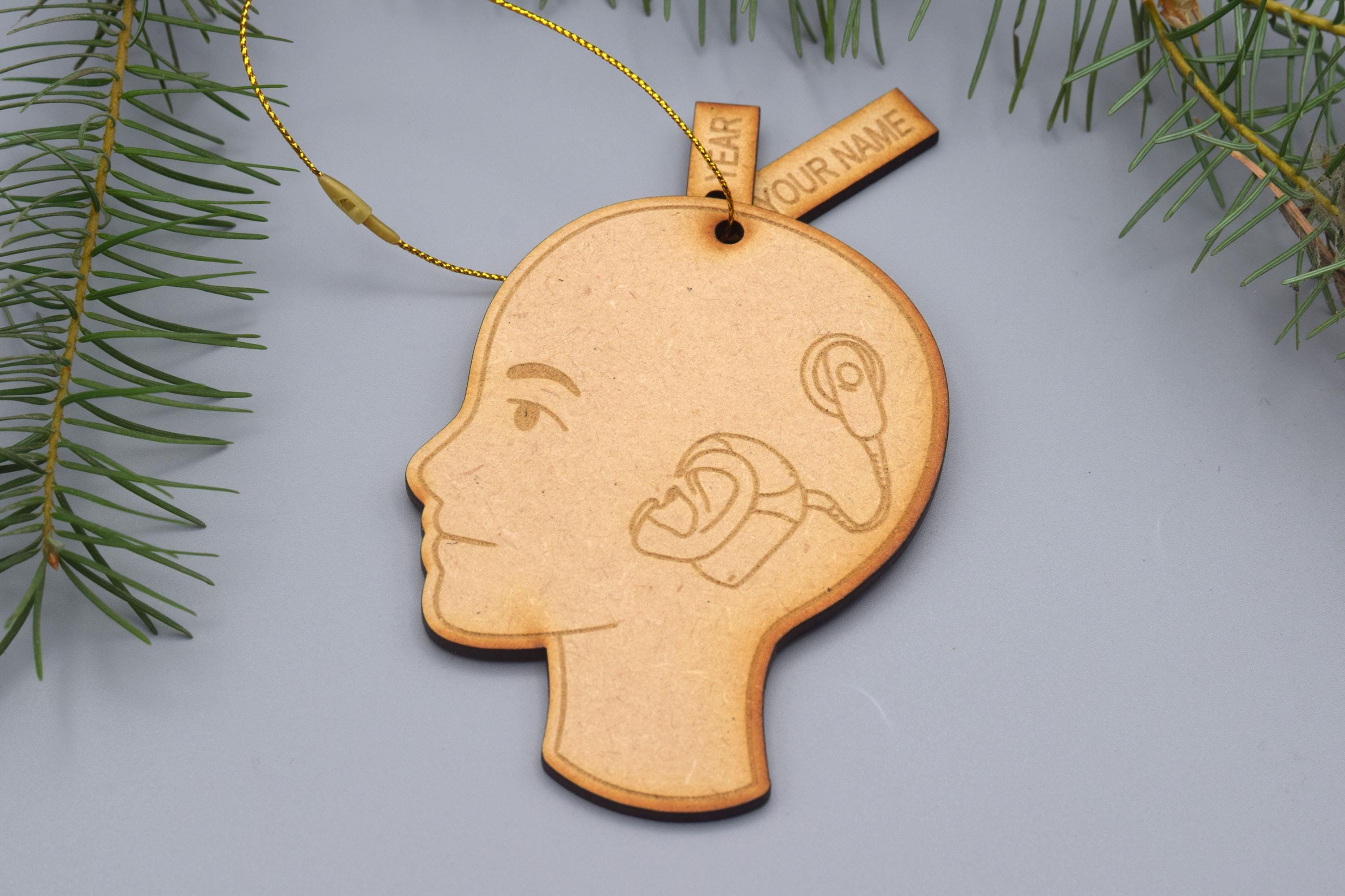 Cochlear Implant Ornament Audiology Audiologist Gift Doctor Medical ...