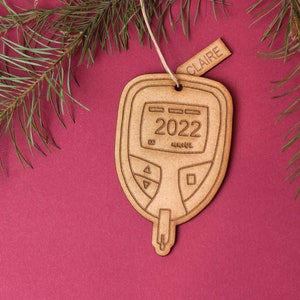 Diabetes ornament, Type 1 Diabetes Ornament, glucometer, Chronic Illness, Type 1 Diabetes Awareness, T1D , Diabetes gift, Diabetes doctor