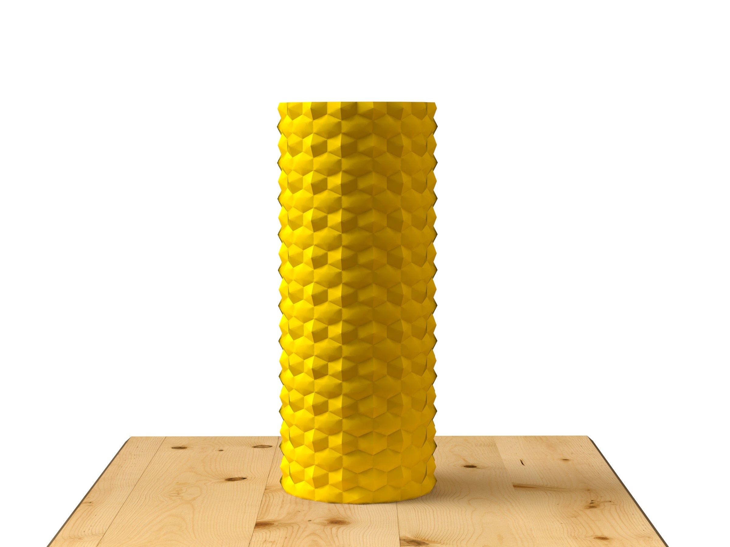 Vase Cylinder Artisanal et Fabriqué en Polymère Biodégradable Idéal Pour Idée Cadeau Anniversaire Dé