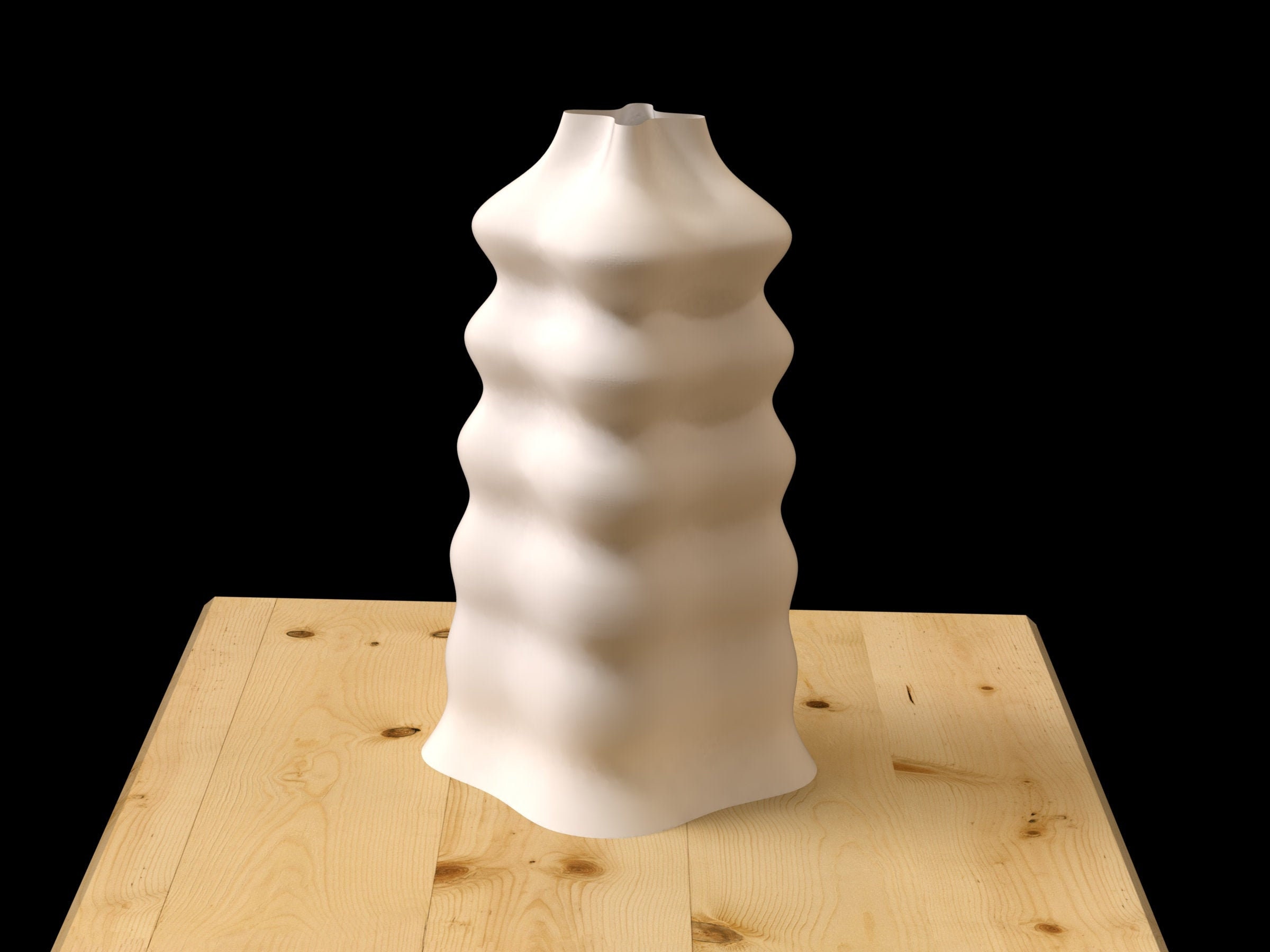 Vase Afflatus Artisanal et Fabriqué en Polymère Biodégradable Idéal Pour Idée Cadeau Anniversaire Dé