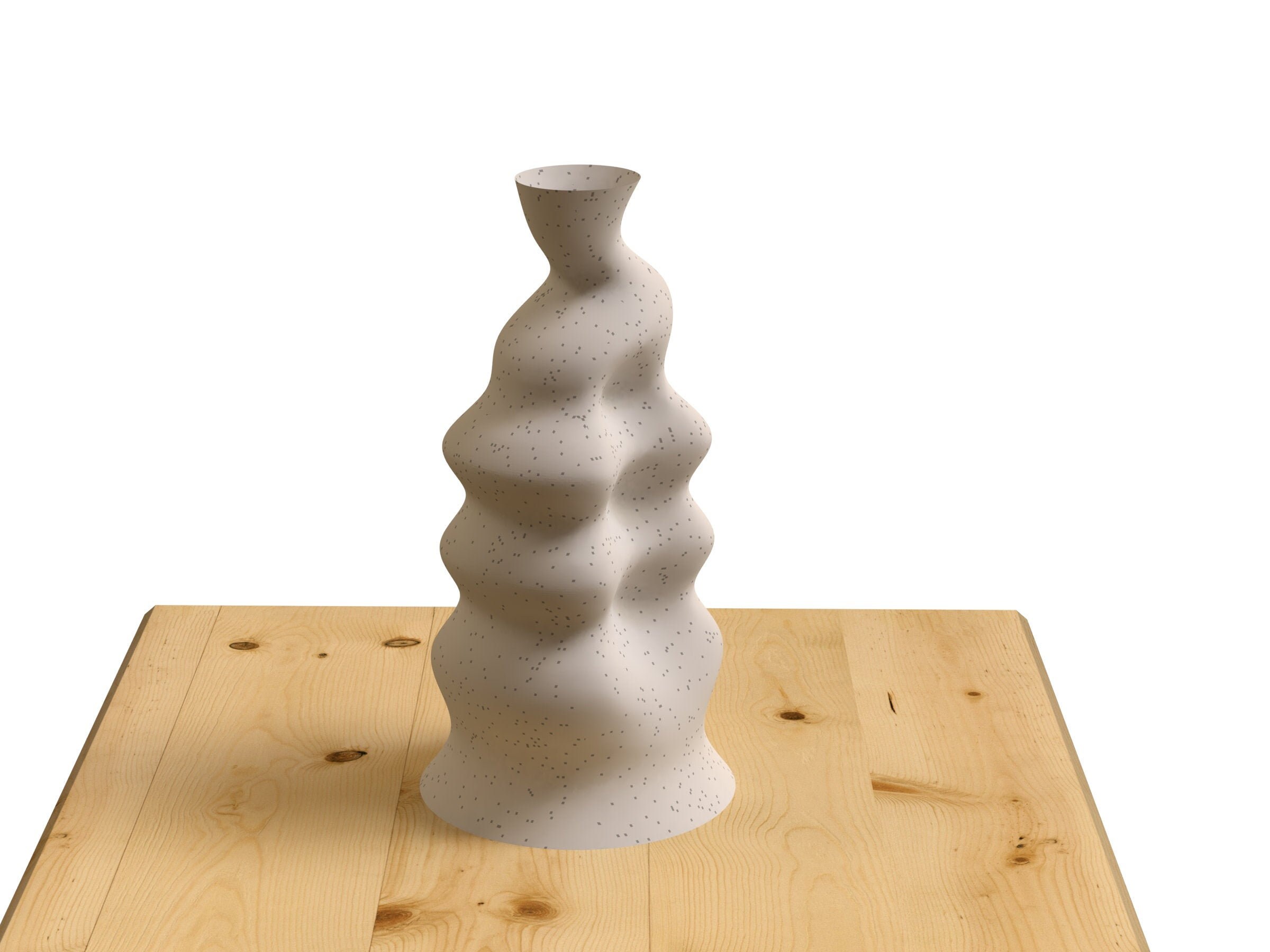 Vase Stylish Fabriqué en Polymère Biodégradable Idéal Pour Décoration Intérieure et Idée Cadeau Anni