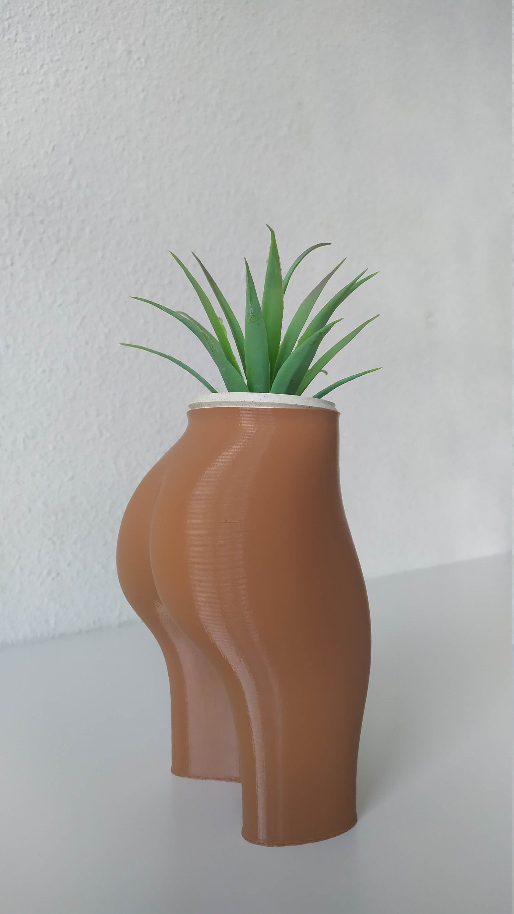 Cache Pot Low Body Artisanal et Fabriqué en Polymère Biodégradable Idéal Pour Idée Cadeau Anniversai