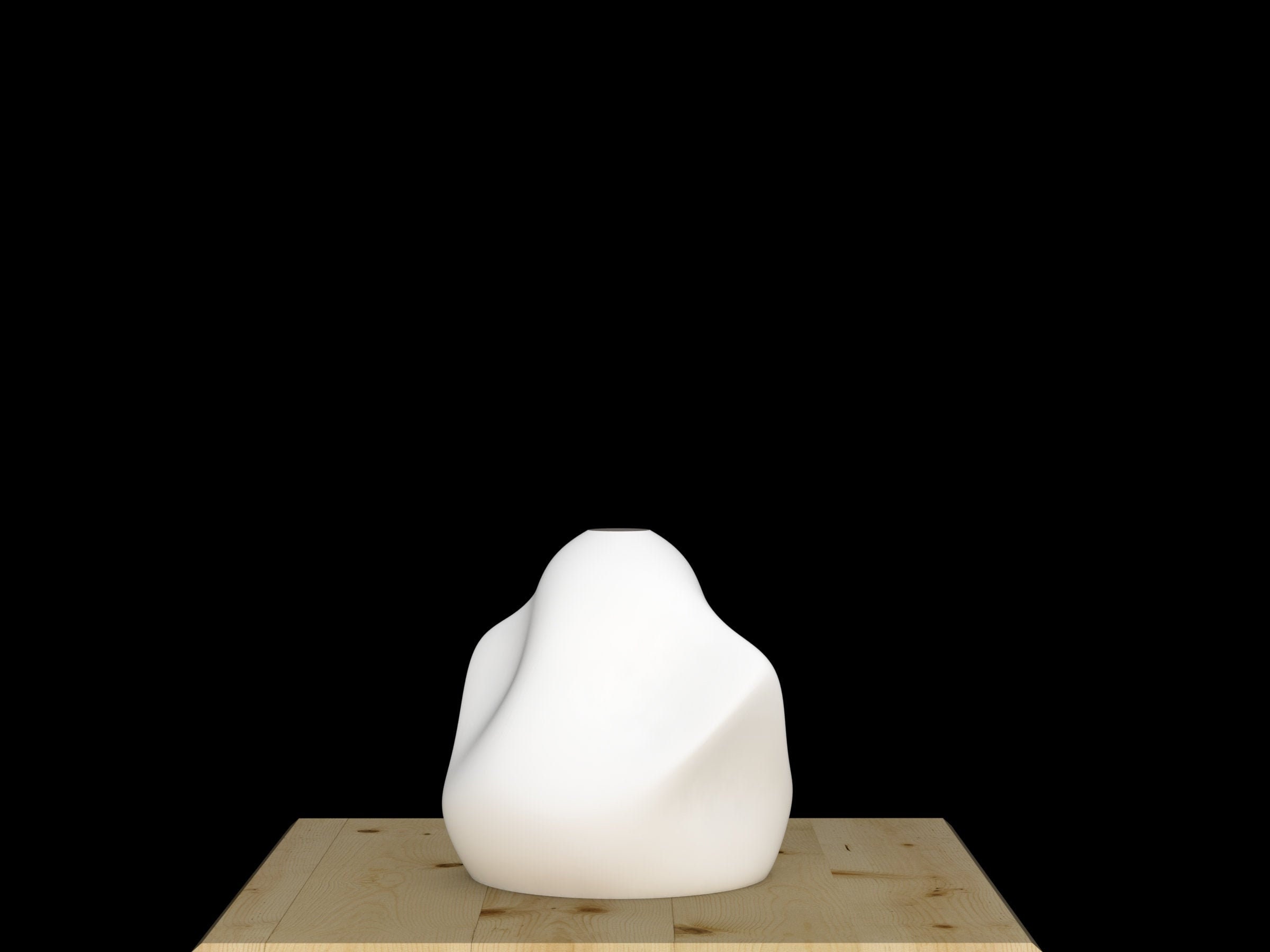 Vase Ghost Artisanal et Fabriqué en Polymère Biodégradable Idéal Pour Idée Cadeau Anniversaire Décor