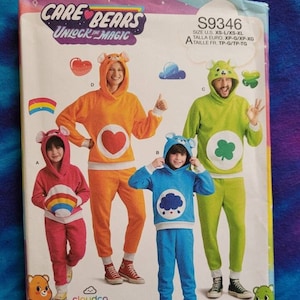 Hoodies and Joggers Sewing Patterns for Children&#39;s, Teens, and Adult&#39;s, Simplicity 9346, Uncut and FF