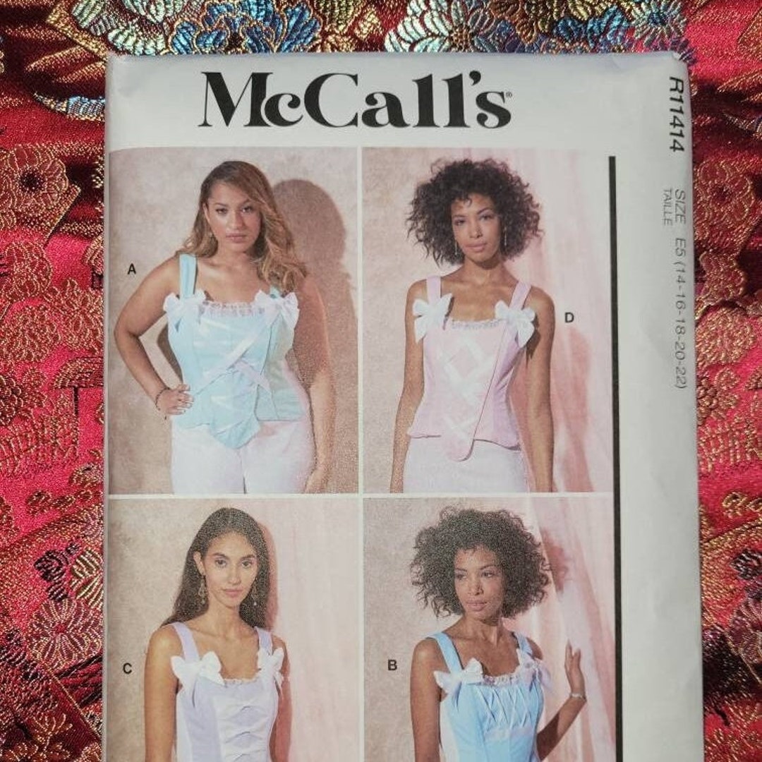 McCall's Jumpsuit Nähschnittmuster M7910E5 - Für Damen Größen 14-22