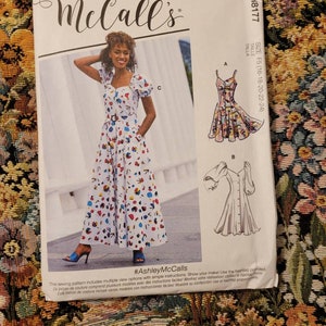 Misses' Dress Sewing Pattern: Mccall's 8177 Sizes 16-24 
