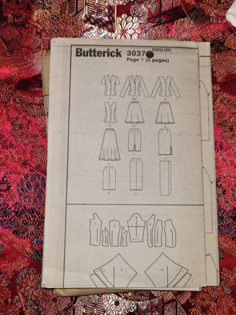Mix and Match Suit Separates: Butterick 3037 Sewing Pattern - Etsy