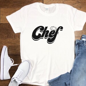 Chef Shirt, Retro Chef Shirt, Gift for Culinary School Grad, Cooking Shirt, Foodie Shirt, Cooking Shirt, Food Shirt, Cooking Lover
