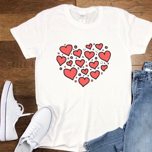 Valentines Day Shirt, Valentines Day Shirt For Women, Heart Shirt, Cute Valentine Shirt, Shirt For Couple, Teachers Valentines Day Shirt