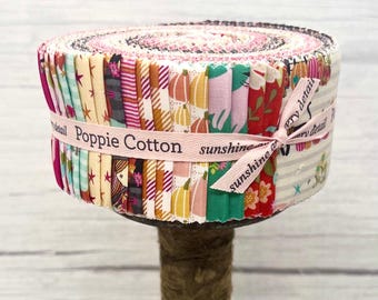 Kitty Loves Candy, 2 1/2&quot; Strips/Jellyroll, 21 Prints with 42 Pieces