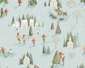 Magical Wonderland, designed by Lisa Audit, C14942-Blue Winter Scene