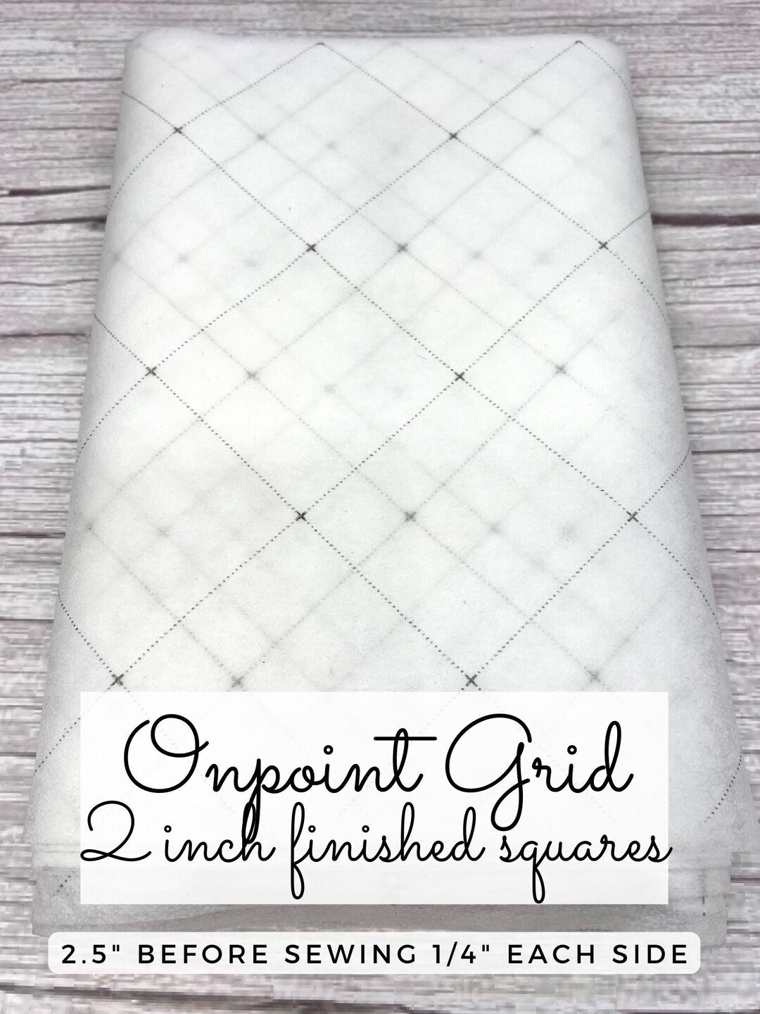 Easy Piecing Grid Onpoint Panels, 2 Inch Finished - Etsy