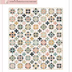 Moonbeam Nights Quilt Pattern by Jina Barney, for the Moonbeam Dreams Collection