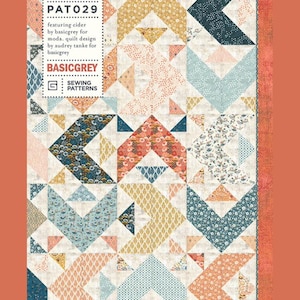 Apple Seed Quilt Pattern, by Basic Grey, Pat029, Fat 8th Friendly Pattern